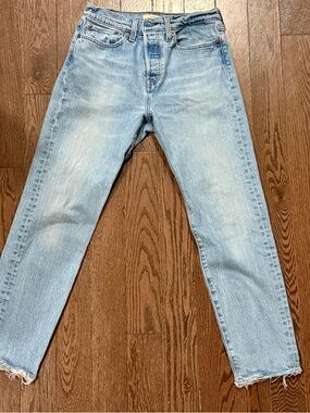 Levi's Light Blue Straight Leg Jeans
